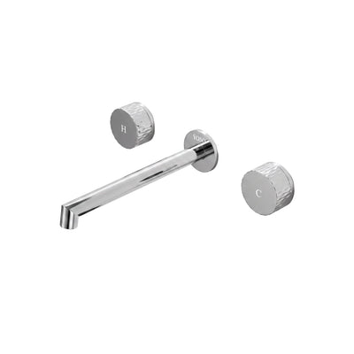 Seattle Wall Mounted Basin Mixer - Chrome | Yoso