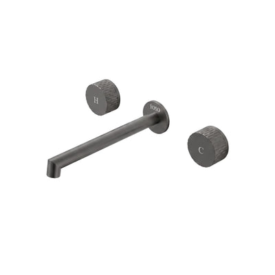 Seattle Wall Mounted Basin Mixer-  Gun Metal | Yoso