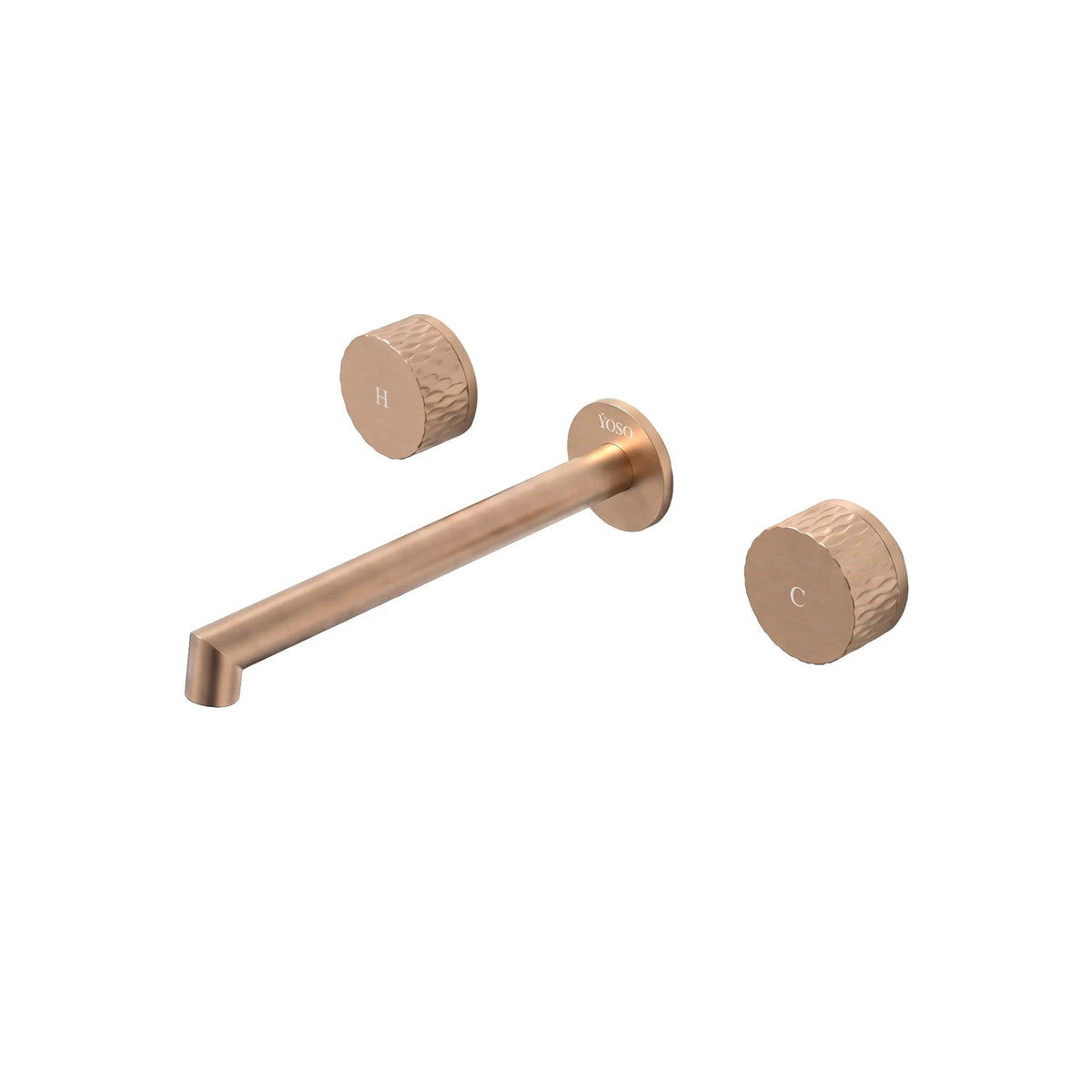 Seattle Wall Mounted Basin Mixer - Rose Gold | Yoso
