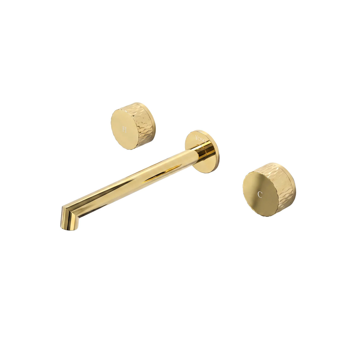 Seattle Wall Mounted Basin Mixer - Zirconium Gold | Yoso